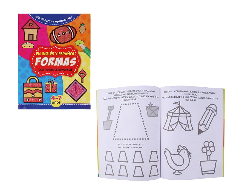 Libro Me Divierto Y Aprendo Formas Sicoben